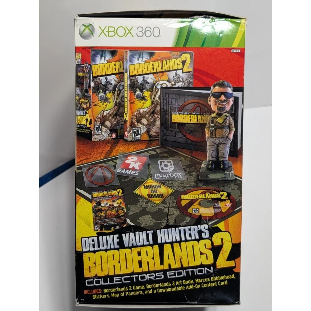 VTG Borderlands 2 Deluxe Vault Hunter's Collector's Edition Xbox 360 CIB